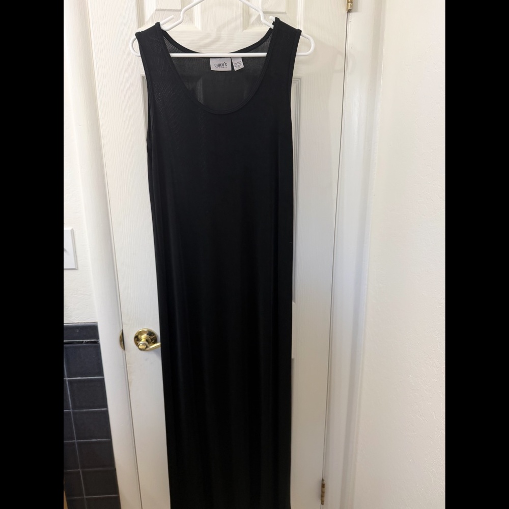 Like New Chico’s Black Maxi Dress
